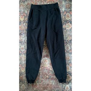 Tan Lines by Sivan Ayla Small Black High Waist Jogger Sweat Pants